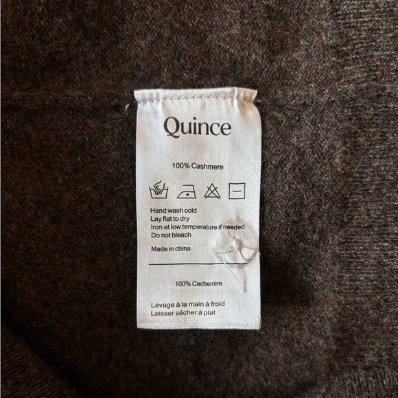 Quince 100% Mongolian Cashmere Cardigan – Truffle Brown (Size M) - Picture 6 of 15